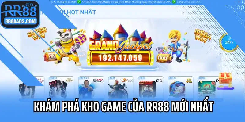 Khám phá kho game của RR88 mới nhất