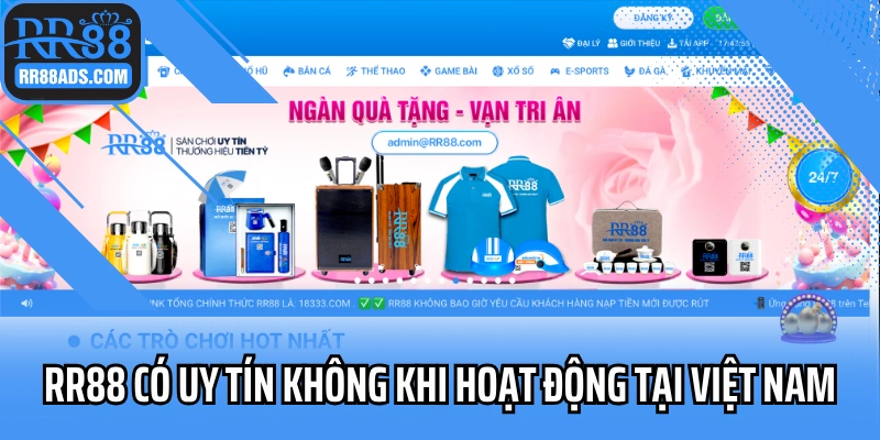 RR88 có uy tín không khi hoạt động tại Việt Nam